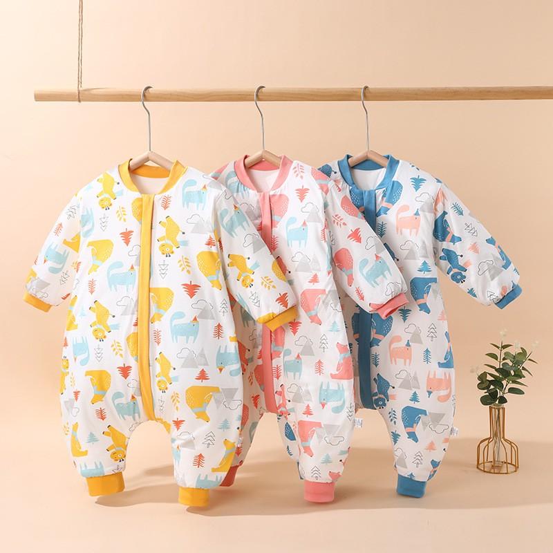 Baby Sleep Sack Winter Thick Fleece Sleeping Bag Toddler Anti-Kick Blanket Unisex