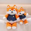 30/45cm New Simulated Dress Up Fox Doll Soft Filled Plush Toy Cartoon Anime Cute Pillow for Children's Birthday Gift Fun Doll