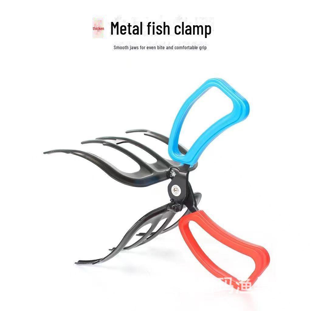

Нескользящие металлические зажимы для рыбы: Инструмент для рыбалки «Чистые руки» и устройство для управления приманкой Two Claw