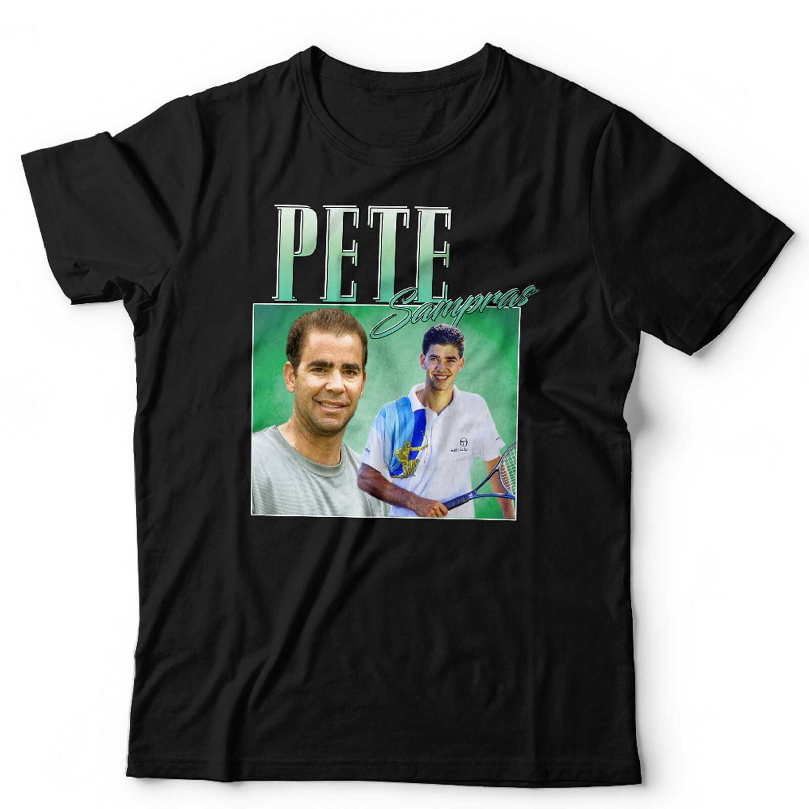 Pete Sampras T Shirt Mens Womens Tees Top Appreciation Unisex Homage Throwback Tennis Wimbledon 2XL