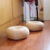Thick Tatami Mat Cat Bed Woven Straw Japanese Floor Cushion Pet Pad for Indoor All Season Use
