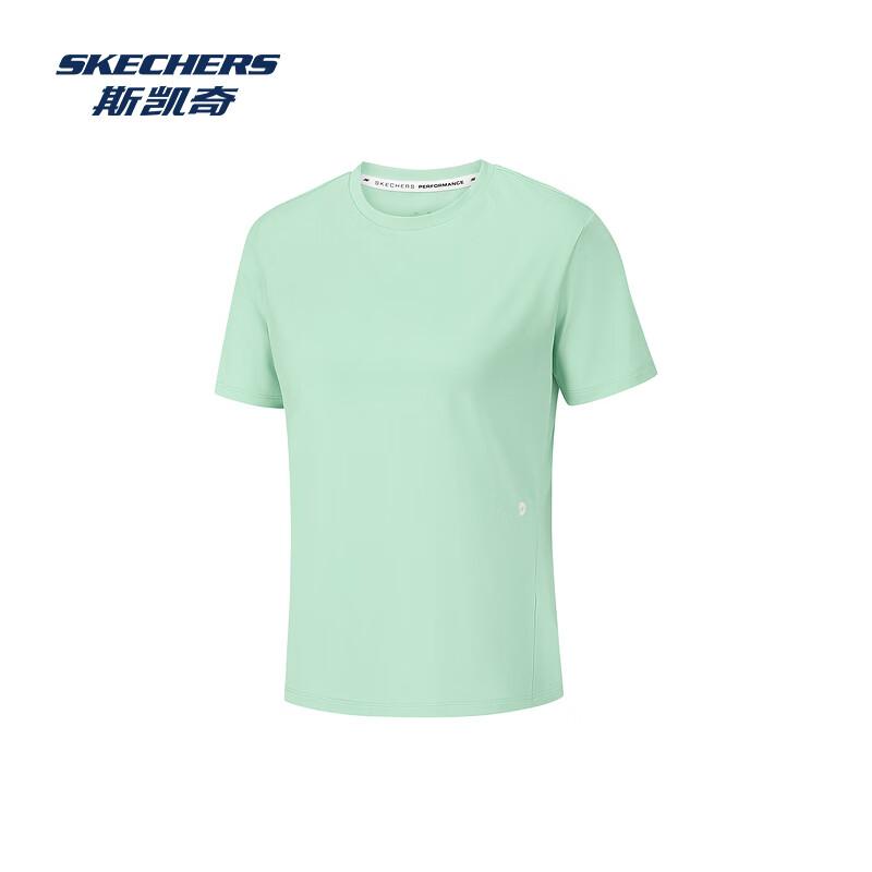 

Skechers Women s Cooling Knit Short Sleeve T-Shirt M