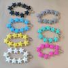 Playful Colored Silicone Star Decorations Creative Silicone Star Pendants Versatile Hanging Decors for Home and Office