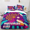 Retro Abstract King Queen Duvet Cover Colorful Vintage Bedding Set for Teens Adult Modern Art 3D Polyester Quilt Cover