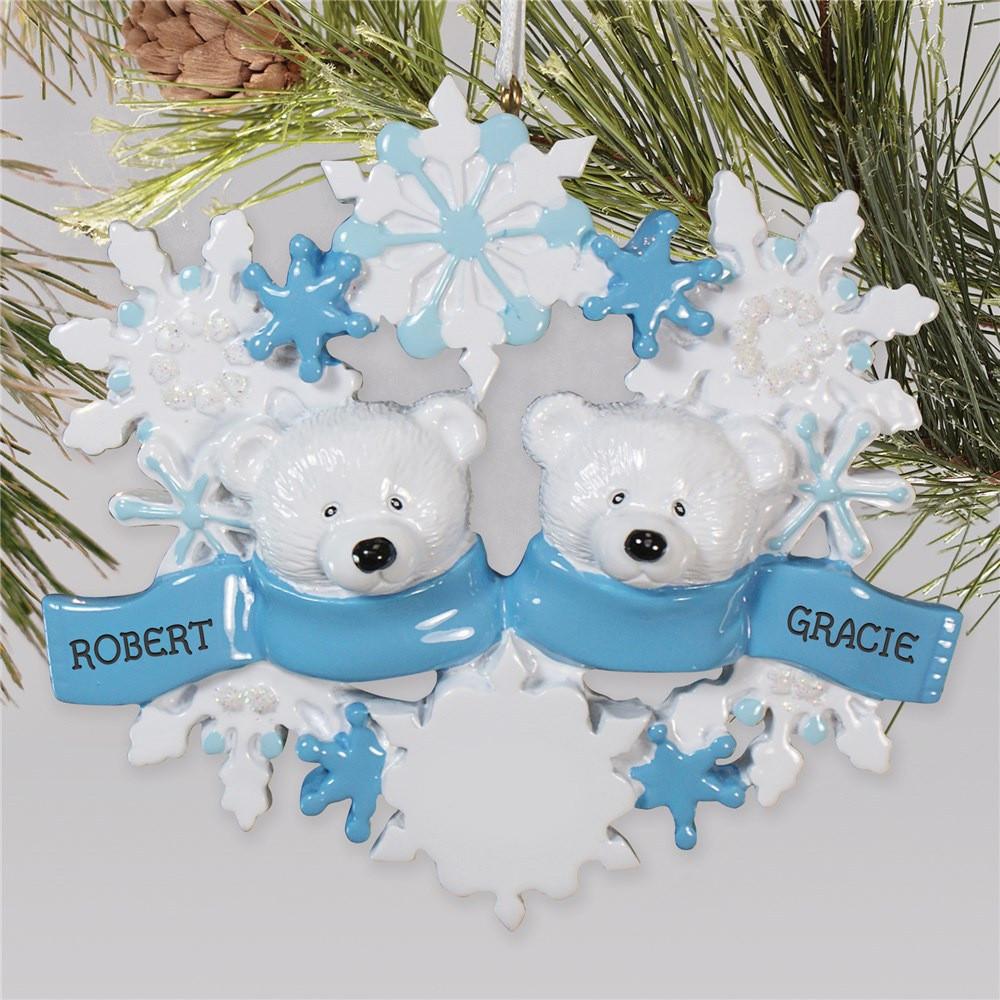 

Праздничные рождественские украшения из смолы, включая милую семью белых медведей, декор для 2 Polar Bears