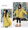 Girls' Fleece-Lined Cotton Parka - 2025 New Style