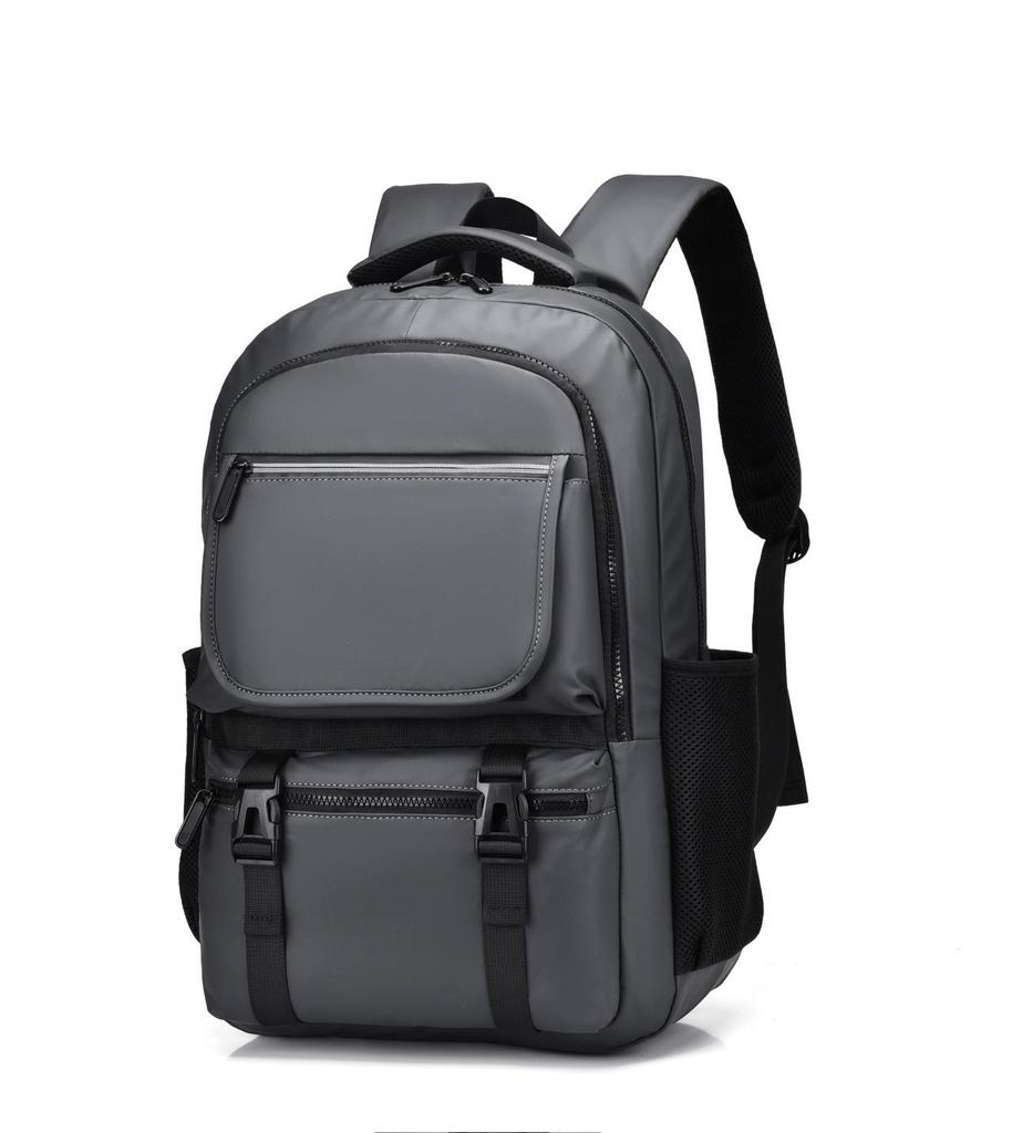 Men's Large Capacity Multifunctional Business Backpack - Nylon, Simple Design for Commuting
