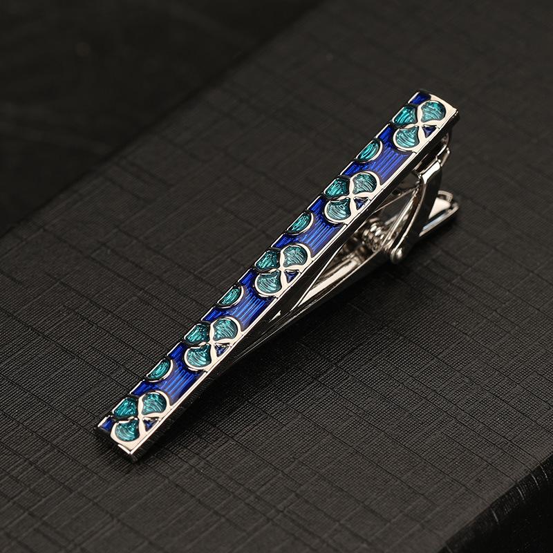 Módní pánská obchodní kravatová spona Svatební Jednoduchá Zlatá Stříbrná Vysoce kvalitní Spona na oblek