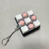 9 Keys Finger Keyboard Keycaps Fidget Toy Anti-Anxiety Point Keycaps Party Stress Relief Diy Keycaps Toy Keyboard Caps