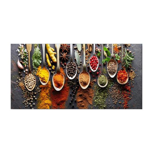 Nordic Modern Spoon Grains Spices Plakáty a obrazy Kuchyňské stěny Obraz na plátně Obraz do obývacího pokoje Cuadros