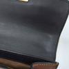[Pre-Owned] Padlock Moonlight Treasure Box Series Metal Lock Logo Canvas And Leather Crossbody Bag Small - Good #1JMSL0D