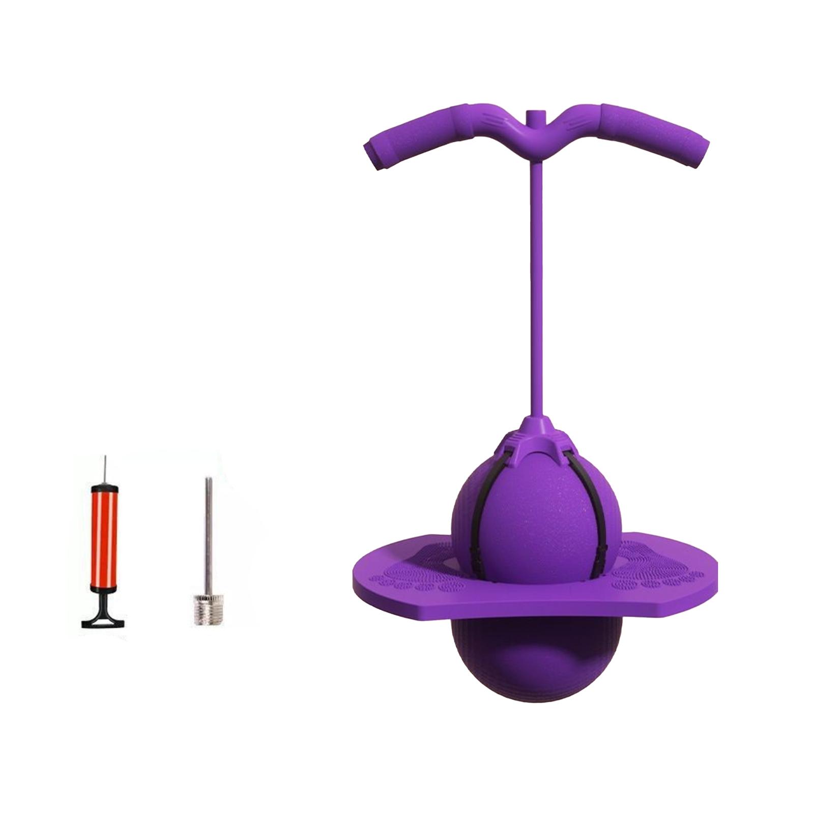 Прыгающий мяч, Детская игрушка, Эластичный мяч, Детсадовский прыгающий мяч, Эластичный прыгающий мяч, Взрослый фитнес-баланс прыгающий мяч One Size фиолетовый