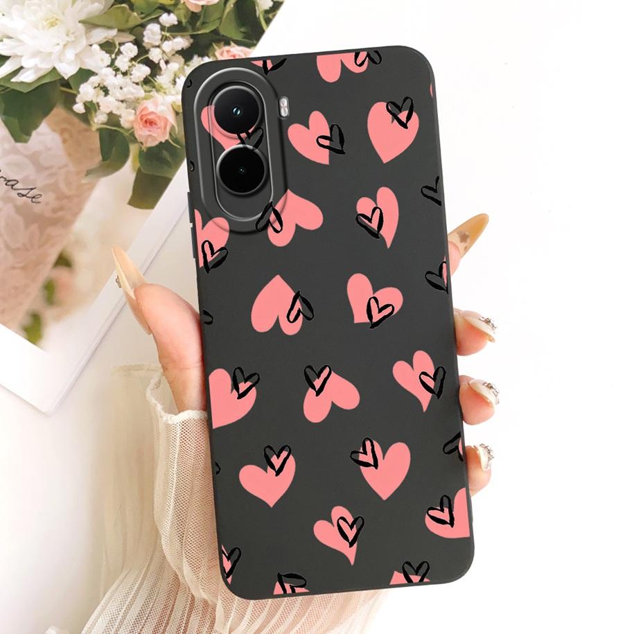 For Xiaomi Poco M7 4G Case Simple Bowknot Cartoon Cat Rabbit Soft Silicone Back Cover For Xiaomi Poco M7 Plus M7Plus PocoM7 Capa