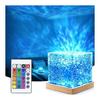 Night Light Aurora Lamp Water Lamp Light [With Remote Control, 16 Types of RGB Light Colors, 7 Levels of Brightness Adjustment] LED Tabletop Light