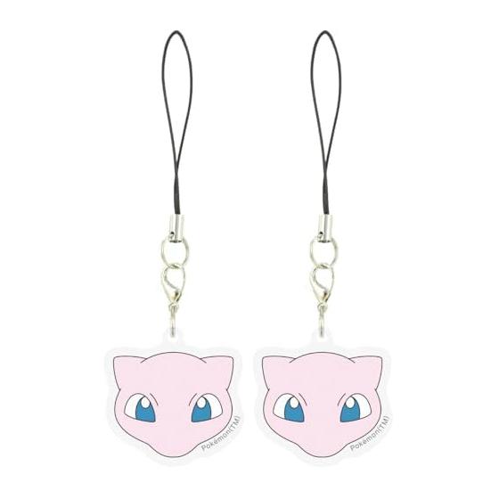 [Gourmandies] Pokemon Mobile Acrylic Strap Mew POKE-885P (x 2)