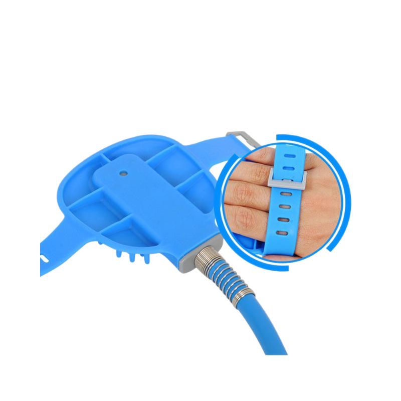 Silicone Pet Bath & Massage Brush with Sprayer for Cats & Dogs