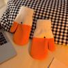 Fashion Orange Cartoon Goose Gloves Polyester Windproof Winter Knitted Gloves Warmer Thickened Anti-cold Mittens Outdoor