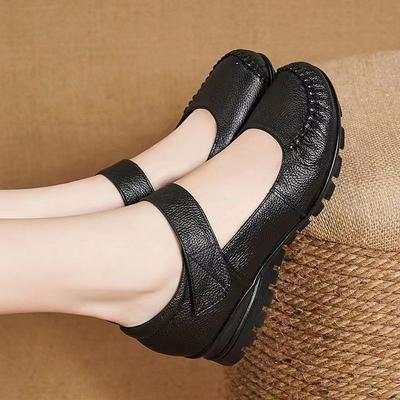 Άνετα γυναικεία παπούτσια Flats Mary Moccasins Παπούτσια μπαλέτου Casual Black Loafers Γυναικεία παπούτσια Plus Size