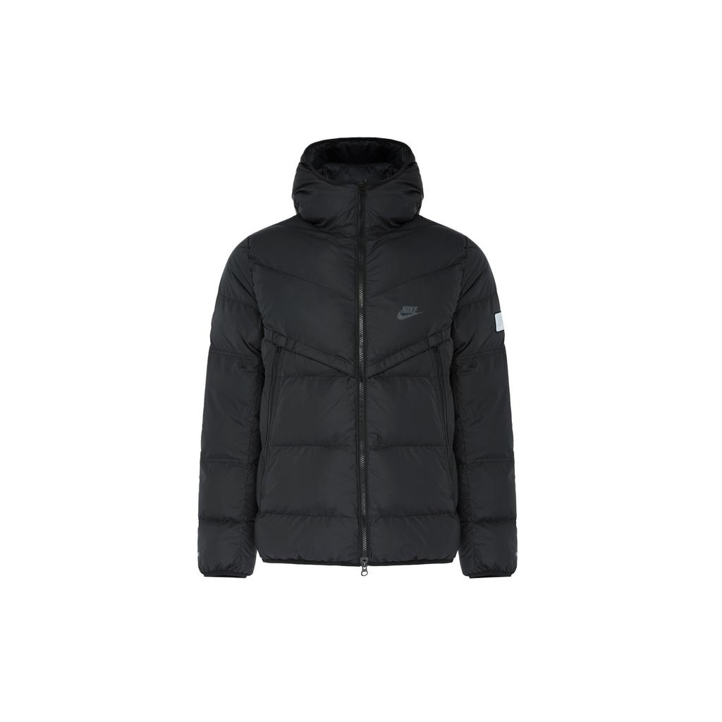 Nike Sportswear Primaloft Air Max Series Windrunner Logo Print Warm Jacket Men Jackets Black HF6603-010