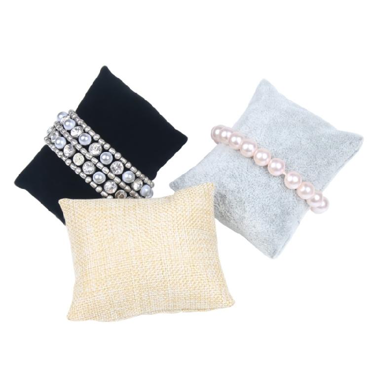 Wrist Chain Jewelry Display Pillows Practical Flannel Jewelry Cushions Sturdy Organizers For Home Or Store Decoration