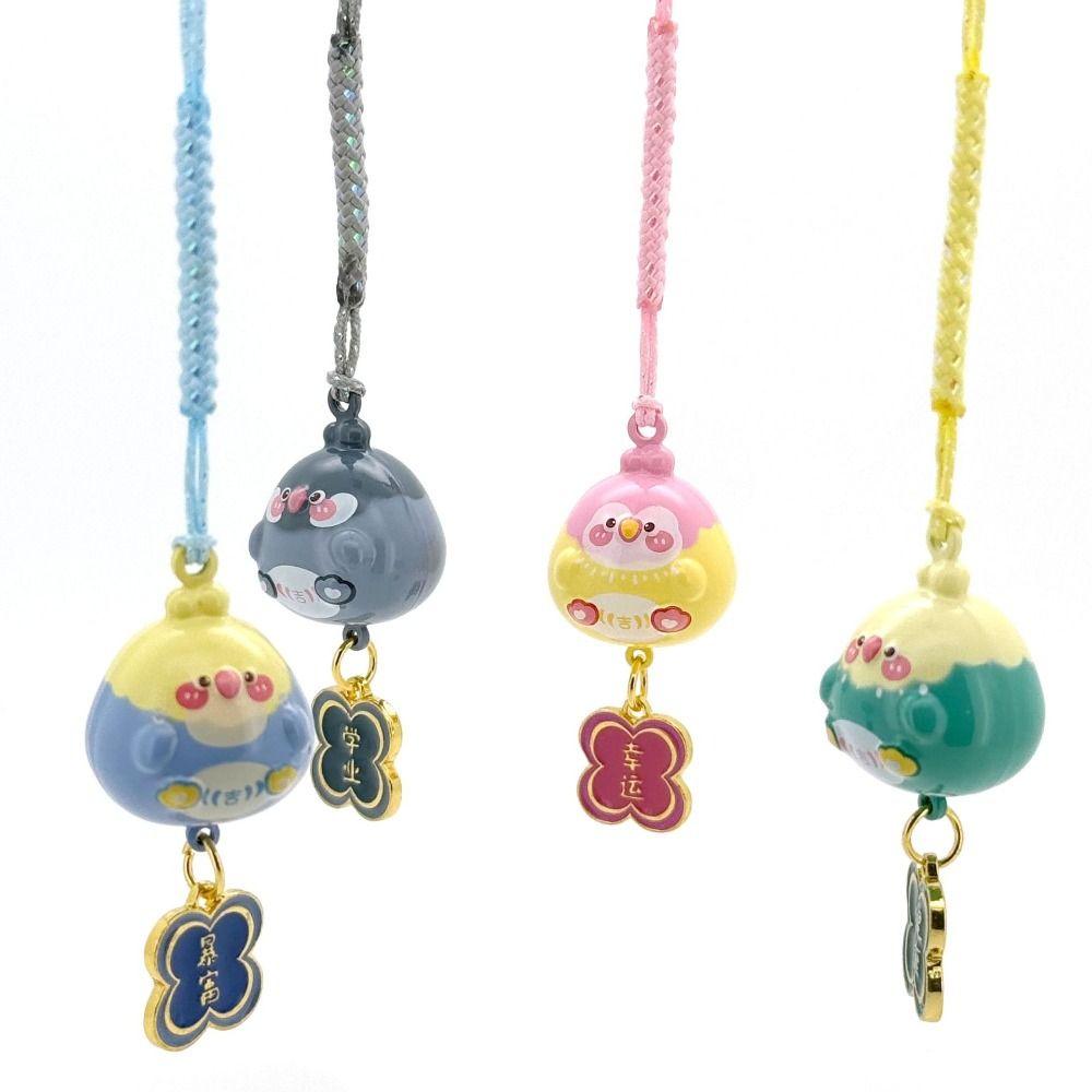 Cartoon Series Bell Amulet Pendant Bell Design Bell Bird Pendant Bell Amulet Keychain  Gift Giving