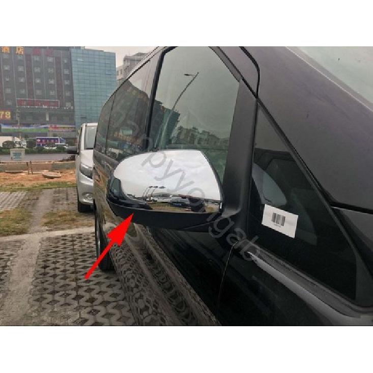 Chrome Side Mirror Cover Trim for 2016- Mercedes-Benz Vito Metris ABS