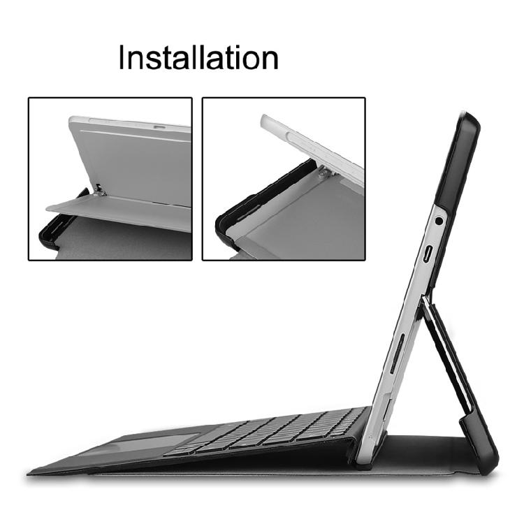 for MicrosoftSurfaceGo 2 Case,PU Leather Folio 2-Folding Stand Cover for Cas