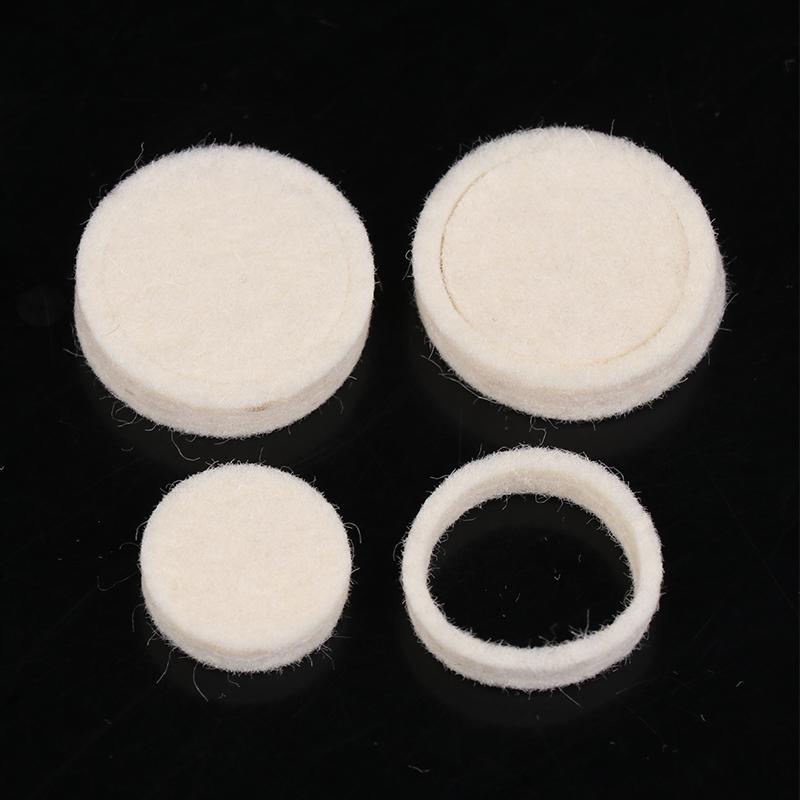 4Pcs Wool Felt Sealing Gasket For Coffee Machine Grinder Keep Powder Out Cutter Head Shock Washer Ring
