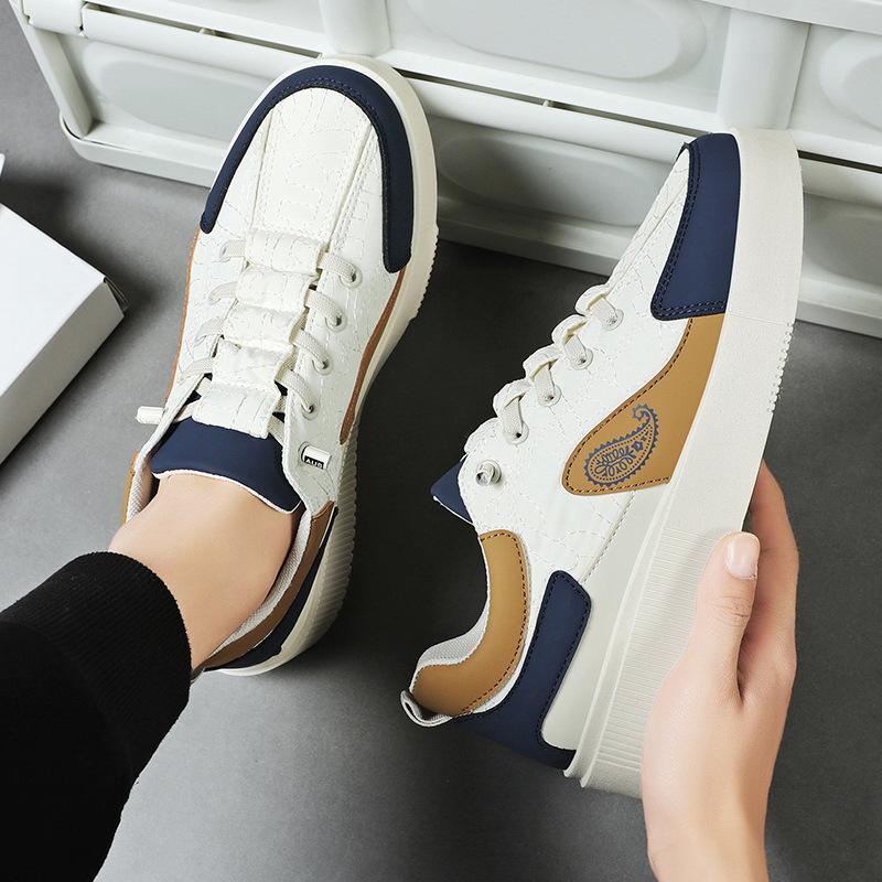 Men's shoes 2025 autumn new versatile casual sports platform men's explosion lazy one pedal trend flat shoes