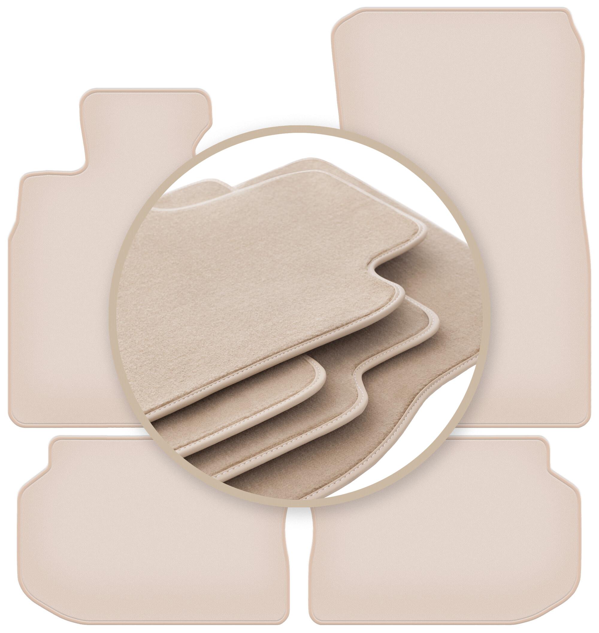 PREMIUM beige floor mats for: BMW