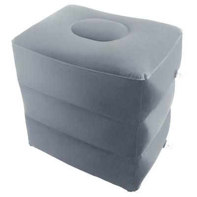 Cuscino poggiapiedi gonfiabile da viaggio per bambini, per auto, treno, casa e ufficio