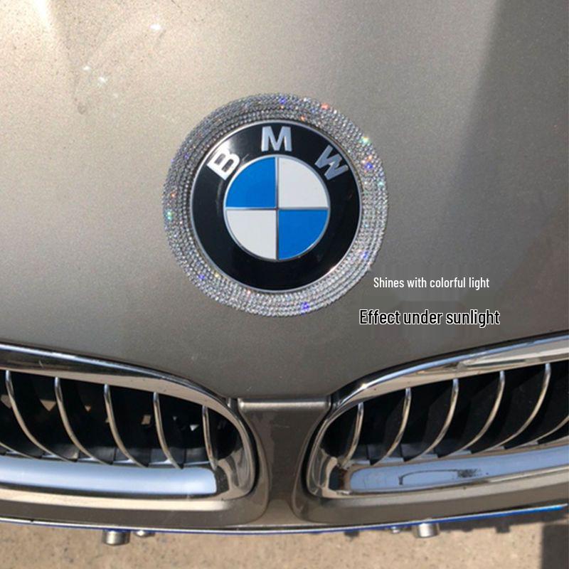 Autoaufkleber mit Kristall-Diamant-Logo für BMW 1er/3er/5er Reihe, X1/X2/X3/X5