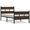 VidaXL Bed Frames Without Mattress with Headboard and Footboard, Single Bed, Bedroom Furniture, Guest Bed, 4017164