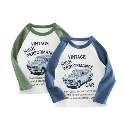 27kids Korean Autumn Long-Sleeve T-Shirt for Kids