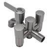 4 Way Faucet Splitter Stainless Steel G1 2 External Thread Faucet Diverter Valve for Bathroom Kitchen Balcony