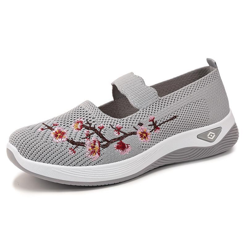 Large Size Casual Shoes Summer New Fly-woven Breathable Mesh Shoes Soft Sole Comfortable Shoes
