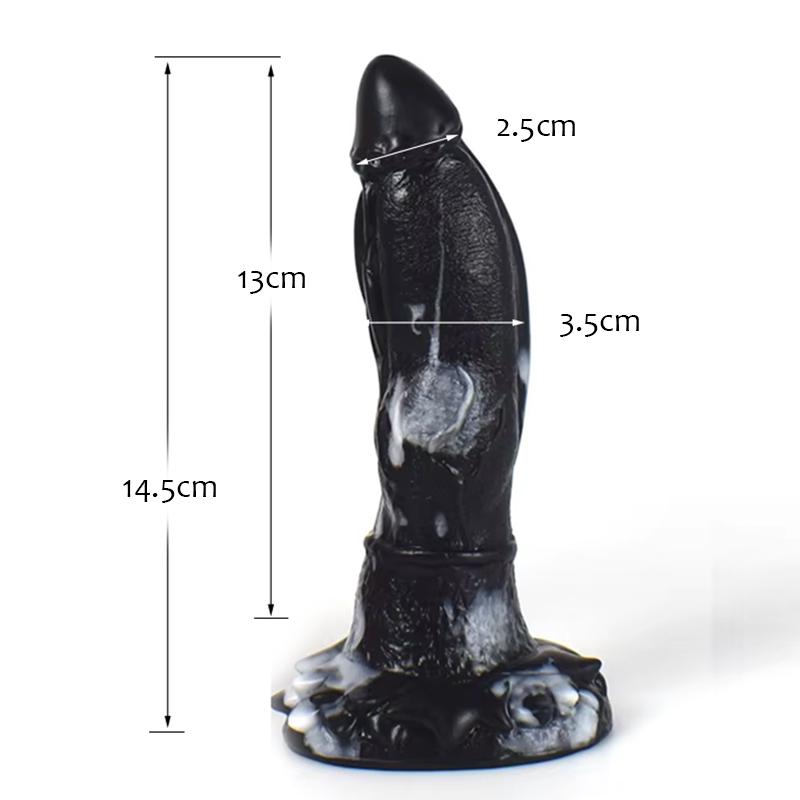 FAAK Fantasy Large Horse Dildo Sucker Silicone Multi Color Penis With Testis Sucker Female Masturbator Anal Plug For Women Men