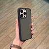 Suitable for Apple 16 Phone Cases, Simple and Contrasting Color Edges, Transparent 14, Matte Back Panel 15
