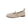 Chinese national style Mary Jane shoes evening gentle wind with skirt French beautiful fairy wind shallow mouth single shoes women's shoes