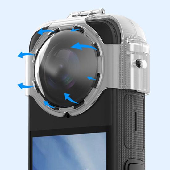 Camera Lens Protective Cover for Insta360 X4 Lightweight Quick-Clip Sports
