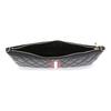 Bally Dasky Quilted Diamond Stripe Leather Clutch Shoulder Bag Women bags Black Red White 6237061