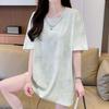 Navava Women Lovely BuTTerfly Round Neck ShorT Sleeve T shirT nT2388