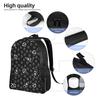 3D Printing B-BADBADTZ Backpacks for Boys Girls Cartoon College School Travel Bags Men Women Bookbag Fits 15 Inch Laptop