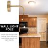 1Set Wall Light Pole Solid Metal Lamp Holder Support Stand Stable Heavy Load Wall Lamp Accessories DIY Replacement