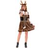Japan's New Brown Hristmas Cute Reindeer Costume Christmas Dress Party Dance Dress