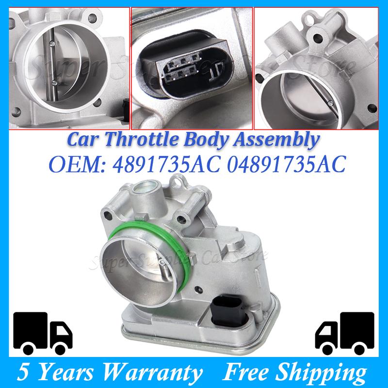

1PC New Throttle Body For Dodge Avenger Journey Caliber Jeep Patriot Compass Chrysler 200 Sebering 4891735AC 04891735AC 5429090
