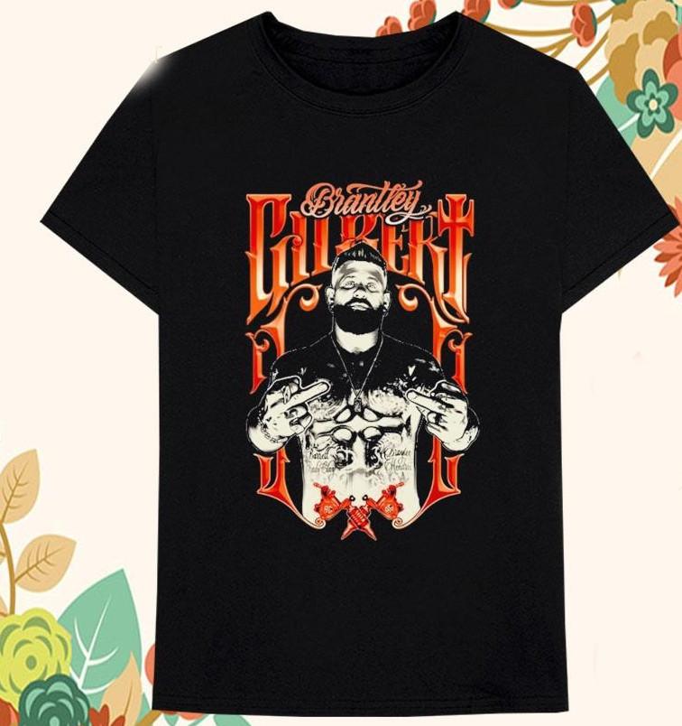 Brantley Gilbert Frame Tattoos T-shirt size S-5XL XXL