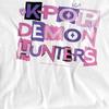 K-Pop Demon Hunters Childrens/Kids Scrapbook Logo T-Shirt