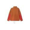 Nike Giacca in Pile da Uomo Capispalla Arancione DD5022-246 con Design a Blocchi e Logo Ricamato