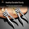 Durable Zinc Alloy Multi-Functional Garlic Press & Masher with Peeler